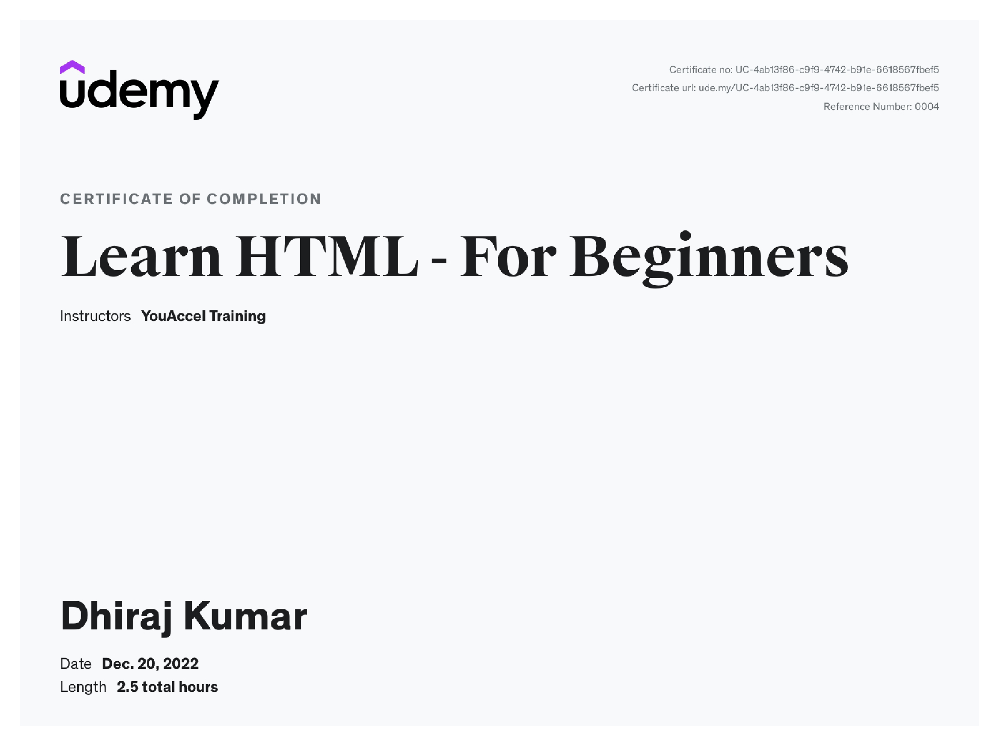 Certification 7